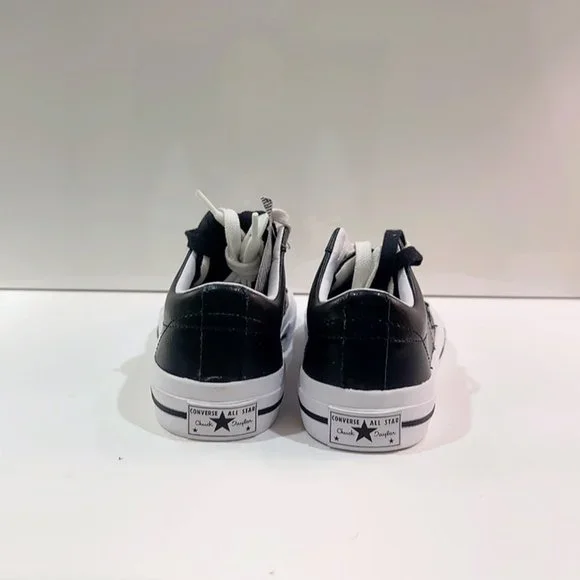 Converse All ⭐️ Star Black Leather : Size : 4.5 - Picture 6 of 8